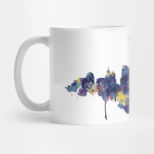 Detroit Skyline Silhouette Mug